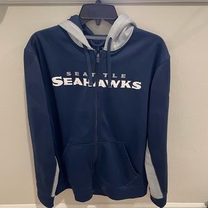 Men’s Seattle Seahawks zip up sweatshirt